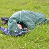 Alpin Loacker Synthetic sleeping bag ultralight in green 