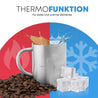 Alpin Loacker Roestvrijstalen mok, 304 roestvrij staal thermo cup, thermische koffiekop en camping mok, geïsoleerde mok